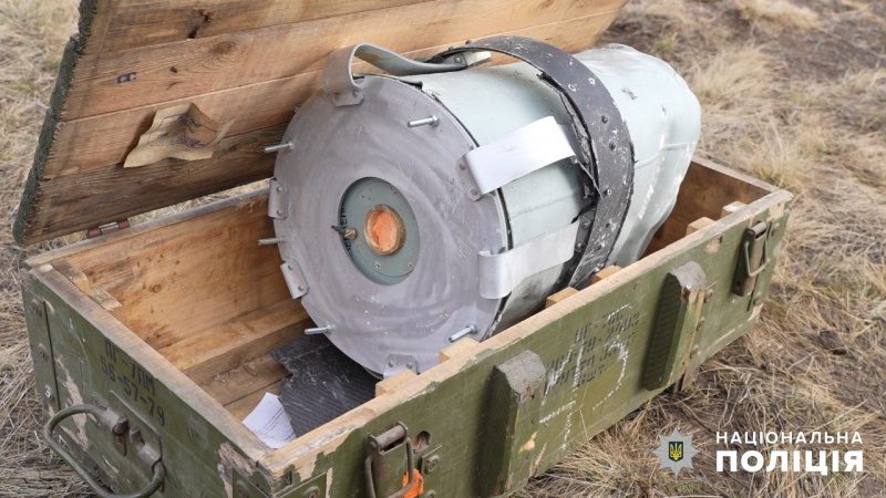 РФ атакувала Одесу "Шахедом", але дрон не вибухнув. Поліція показала кадри знищення