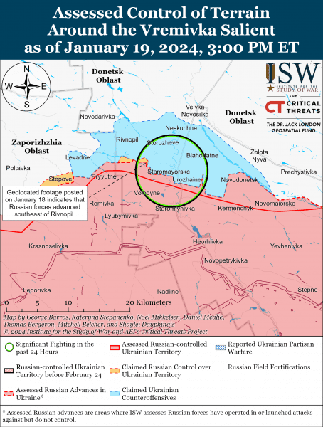 ЗСУ просунулися на лінії Куп'янськ-Сватове: карти боїв ISW