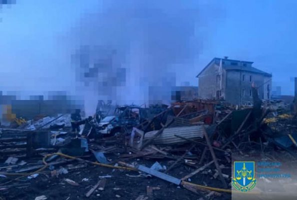 В результате российского ракетного удара в Киевской области есть раненые гражданские и повреждены частные дома  