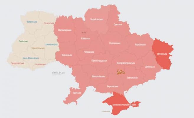 В Украине – масштабная тревога: Воздушные силы сообщили о пусках ракет 2 В Украине – масштабная тревога: Воздушные силы сообщили о пусках ракет