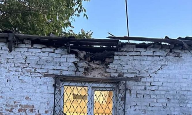 Последствия российских ударов по Никополю. Фото  