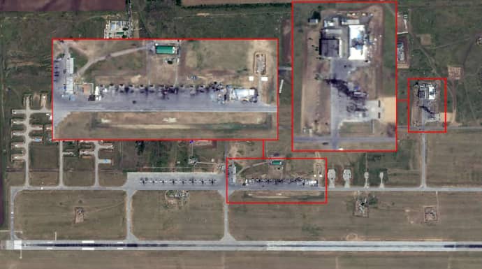 Российскую авиабазу ''Морозовск'' ночью атаковало более 70 дронов – Буданов 2 Российскую авиабазу ''Морозовск'' ночью атаковало более 70 дронов – Буданов