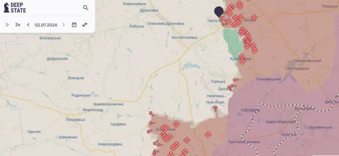 ISW: Россияне делают пространство, чтобы продвигаться на Часов Яр или Авдеевку 2 ISW: Россияне делают пространство, чтобы продвигаться на Часов Яр или Авдеевку