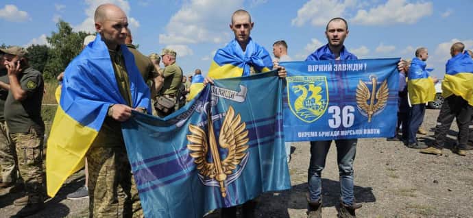 Из плена РФ вернули 95 украинских бойцов: из них – 13 защитников ''Азовстали'' 3 Из плена РФ вернули 95 украинских бойцов: из них – 13 защитников ''Азовстали''