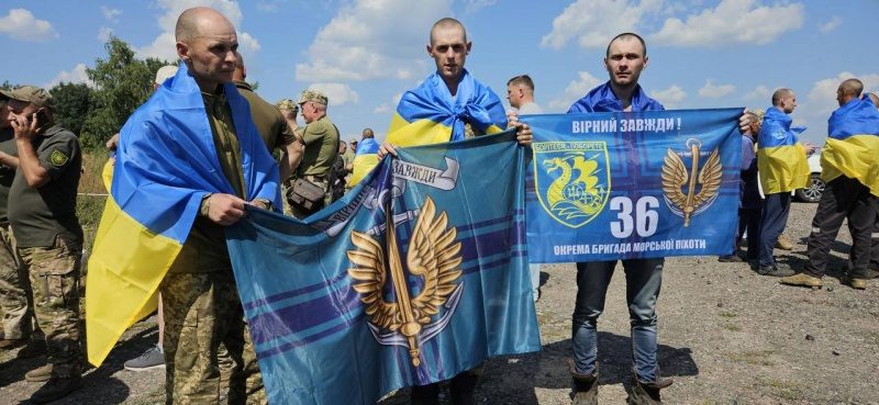 Україна повернула з російського полону 95 захисників 5 Україна повернула з російського полону 95 захисників