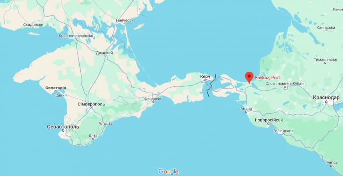 ВСУ существенно повредили российский паром ''Славянин'' в порту ''Кавказ'' - Генштаб 2 ВСУ существенно повредили российский паром ''Славянин'' в порту ''Кавказ'' - Генштаб