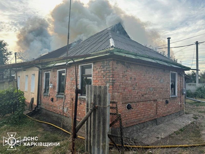 У Дергачах постраждало 13 людей, ворог обстріляв місто з РСЗВ, - Харківська ОВА