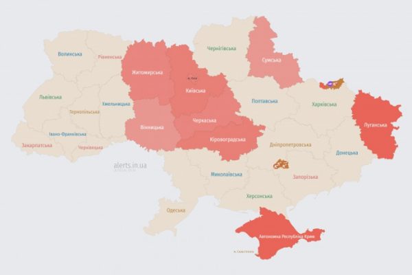 На севере Украины зафиксировали ударные БпЛА 