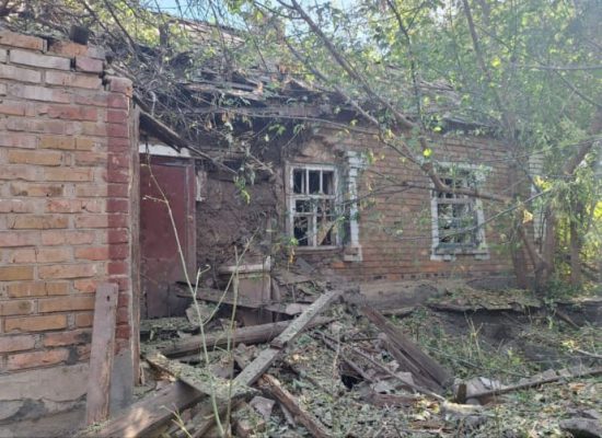 Российские войска ранили двух человек на Днепропетровщине 