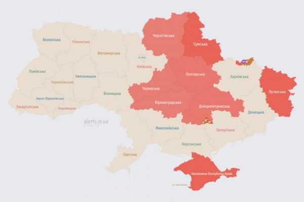 Российские войска запустили ударные дроны в Сумскую область 