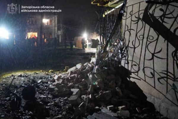 Россияне атаковали Запорожье ударными БпЛА, есть пострадавшие 