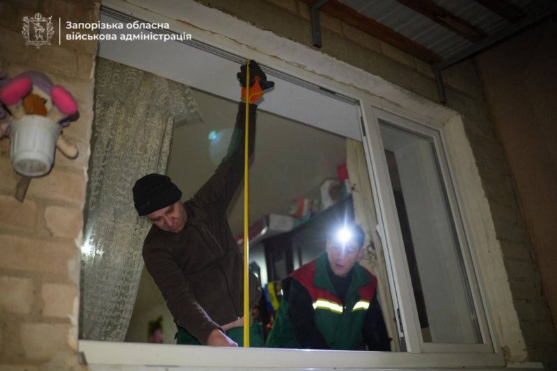 Удар БПЛА по Запоріжжю: з'явилося відео наслідків атаки