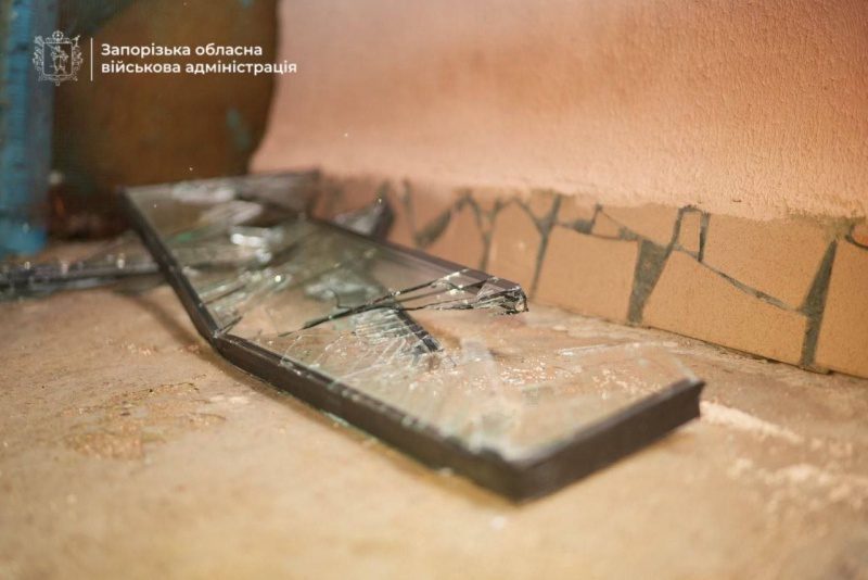 Удар БПЛА по Запоріжжю: з'явилося відео наслідків атаки