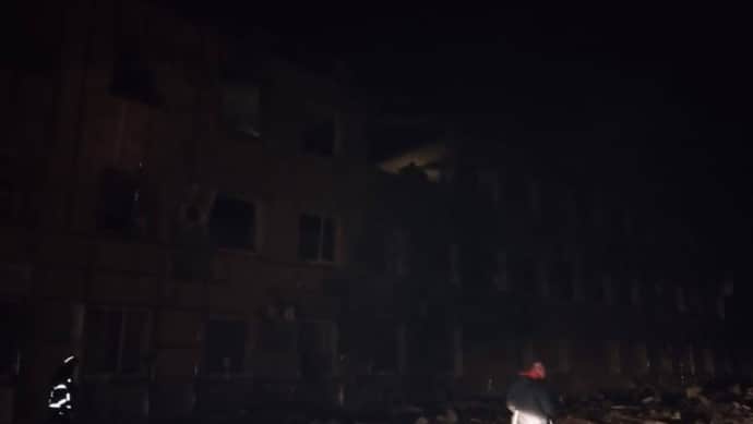 Атака дронов на Полтавщине вызвала пожар в 2500 м.кв. 