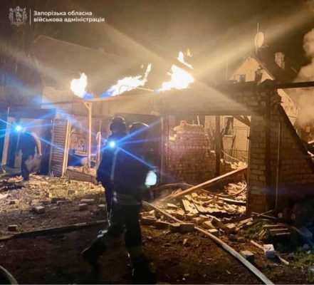 Из-за вражеского обстрела в Запорожье произошел пожар &ndash; Федоров 