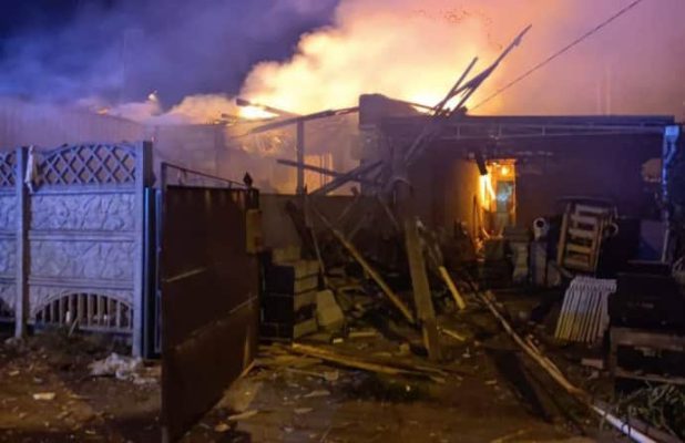 Россияне били по Днепропетровщине: погиб мужчина, повреждено предприятие и горел ресторан 4 Россияне били по Днепропетровщине: погиб мужчина, повреждено предприятие и горел ресторан
