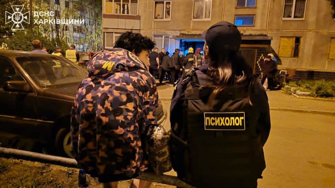 В Харькове горела 12-этажка 