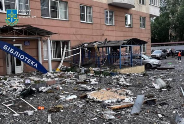 Прокуратура показала последствия ночного массированного удара по Киеву 2 Прокуратура показала последствия ночного массированного удара по Киеву