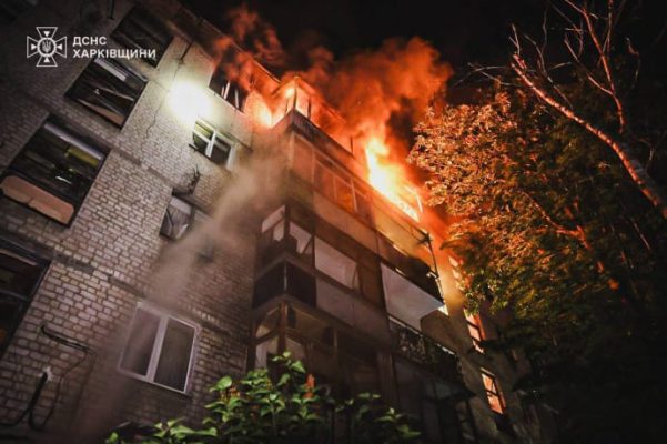 Россия атаковала Харьков ''Шахедами'': двое погибших, 54 раненых, среди них 8 детей 