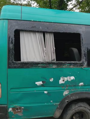 Россияне атаковали автобус в Днепропетровской области, который ехал на эвакуацию 