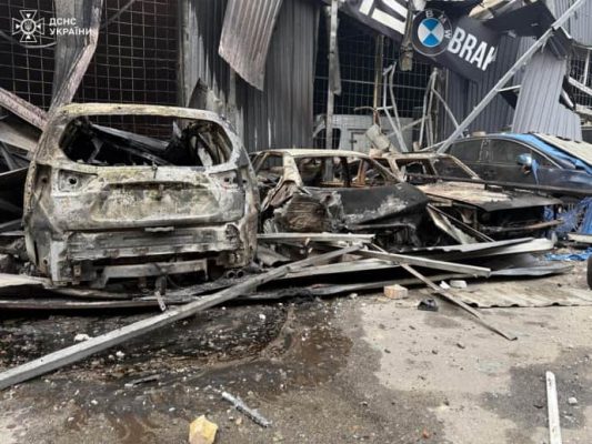 Удар по Киеву: есть угроза обвала конструкций многоэтажки &ndash; ГСЧС 