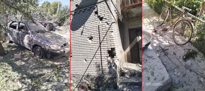 Россияне атаковали Запорожье и область: 7 раненых, есть разрушения 