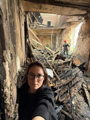 Свириденко показала разрушения в здании Кабмина 