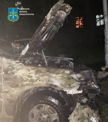 Герою Украины в День рождения в Киеве сожгли авто &ndash; подозреваемого задержали 