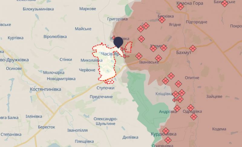 ISW повідомляє про просування росіян біля Часового Яру. Що про це кажуть у ЗСУ 2 ISW повідомляє про просування росіян біля Часового Яру. Що про це кажуть у ЗСУ