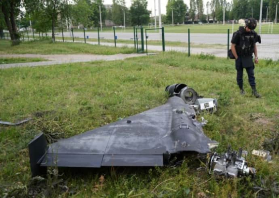 Ночная атака на Харьков: в парке упал ''Шахед'', который не разорвался, его обезвредили 
