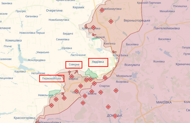 Окупанти активізувалися не лише біля Авдіївки. Генштаб доповів про фронт