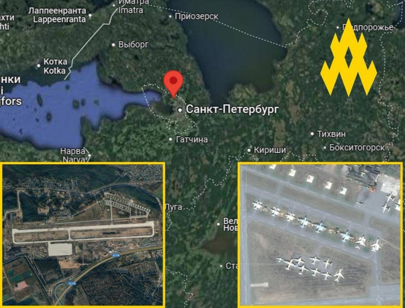 Партизани розвідали військовий аеродром у Ленінградській області
