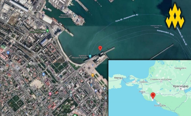 Партизани зафіксували кораблі в Новоросійську, з яких РФ обстрілює Україну 1 Партизани зафіксували кораблі в Новоросійську, з яких РФ обстрілює Україну
