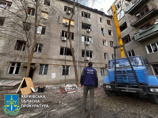 Последствия ударов по Харькову: 5 пострадавших, повреждены 13 домов и учебные заведения 