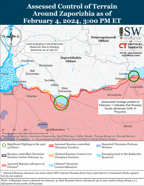 Росіяни активізували атаки у напрямку Часового Яру: карти ISW 7 Росіяни активізували атаки у напрямку Часового Яру: карти ISW