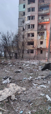 Россияне ударили КАБом по многоэтажке в Купянске – Синегубов 1 Россияне ударили КАБом по многоэтажке в Купянске – Синегубов