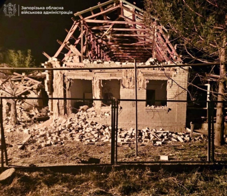 Российский удар по Запорожью: горят дома, пропало электроснабжение &ndash; ОВА 