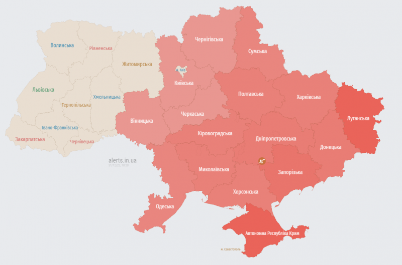 "Шахеди" та загроза балістики. Україною шириться повітряна тривога 1 "Шахеди" та загроза балістики. Україною шириться повітряна тривога
