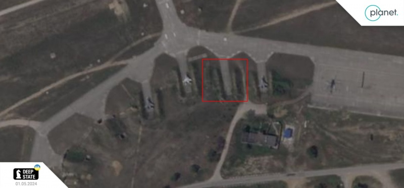 Удар по аеродрому Бельбек: наслідки влучать показали на фото з супутника 3 Удар по аеродрому Бельбек: наслідки влучать показали на фото з супутника