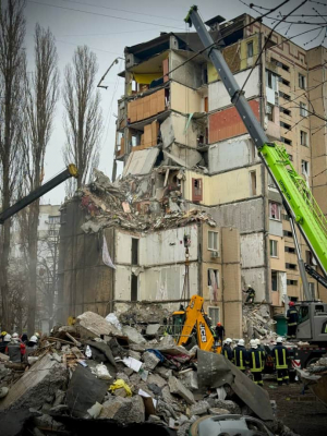 Удар по многоэтажке Одессы: 18 квартир уничтожено, 7 повреждены 1 Удар по многоэтажке Одессы: 18 квартир уничтожено, 7 повреждены
