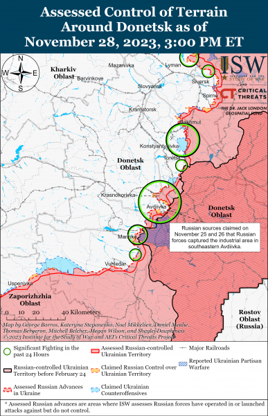 Українські війська атакували на лівому березі Херсонської області: карти ISW 4 Українські війська атакували на лівому березі Херсонської області: карти ISW