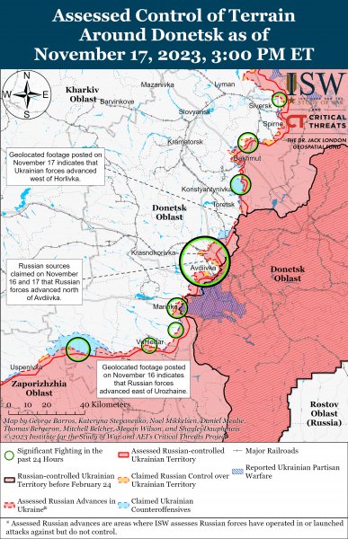 Українські війська просунулися на південний схід від Південного: карти ISW 4 Українські війська просунулися на південний схід від Південного: карти ISW