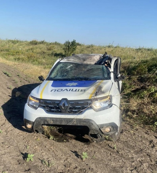 В Донецькій області правоохоронець загинув через ворожий удар по службовому авто