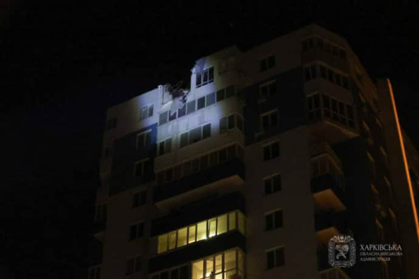 В ОВА показали последствия ночной вражеской атаки на Харьков 3 В ОВА показали последствия ночной вражеской атаки на Харьков