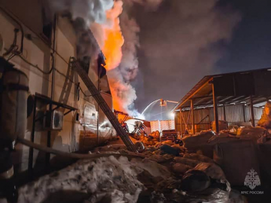 В российском Ижевске &ndash; масштабный пожар 