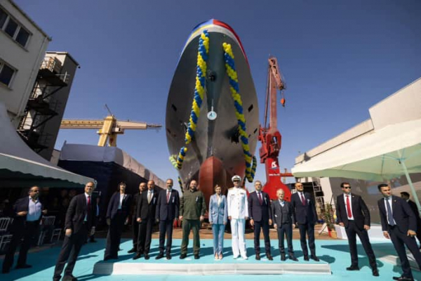 В Стамбуле спустили на воду корвет для Украины ''Гетман Иван Выговский'' 1 В Стамбуле спустили на воду корвет для Украины ''Гетман Иван Выговский''
