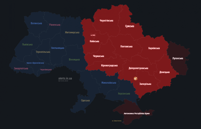 В Україні оголосили масштабну повітряну тривогу: зафіксовано пуски крилатих ракет 1 В Україні оголосили масштабну повітряну тривогу: зафіксовано пуски крилатих ракет