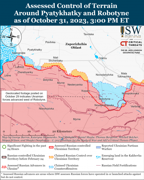 ЗСУ намагалися прорвати російську оборону в районі Піщанівки і Пойми: карти боїв ISW 6 ЗСУ намагалися прорвати російську оборону в районі Піщанівки і Пойми: карти боїв ISW