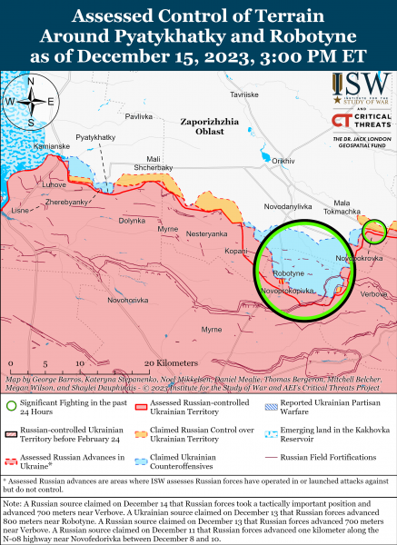 ЗСУ наступають у Запорізькій області: карти ISW 6 ЗСУ наступають у Запорізькій області: карти ISW