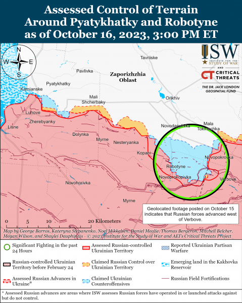 ЗСУ продовжили наступальні операції у напрямку Мелітополя: карти ISW 6 ЗСУ продовжили наступальні операції у напрямку Мелітополя: карти ISW